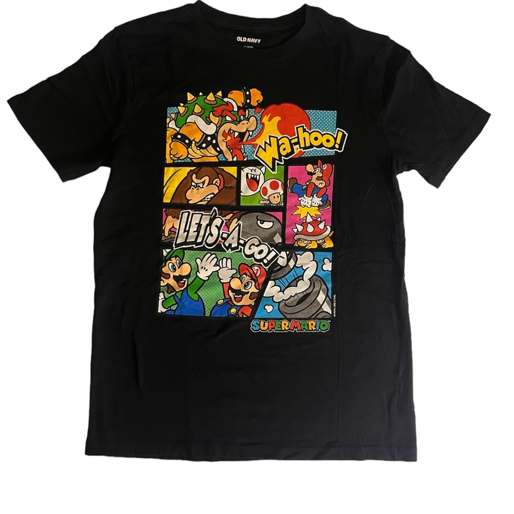 Old Navy Boys XL (14/16) Super Mario T-shirt short sleeve